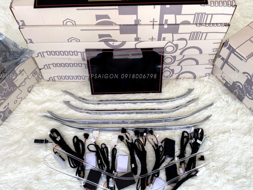 Nâng cấp Led viền nội thất 64 màu GLC, C Class (C200, C250, C300, GLC 200, GLC250, GLC300)