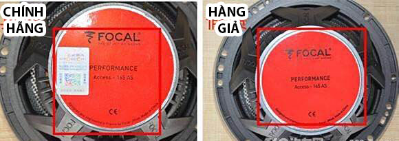 Hướng dẫn phân biệt loa FOCAL 165 AS chính hãng và hàng giả