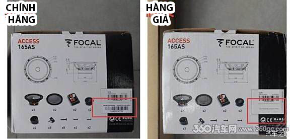 Phân biệt loa FOCAL 165 AS