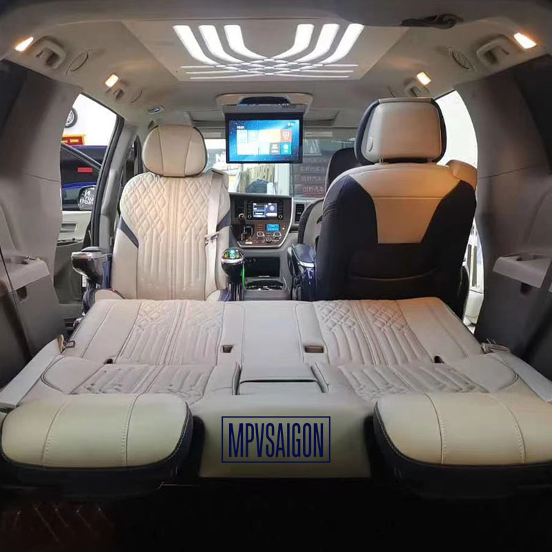 nâng cấp độ ghế limousine Toyota Sienna