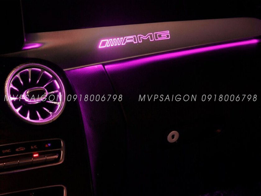 Thanh AMG Taplo Led 64 màu Mercedes C/GLC Class (C200 - C250 - C300 - GLC 200 - GLC250 GLC300)