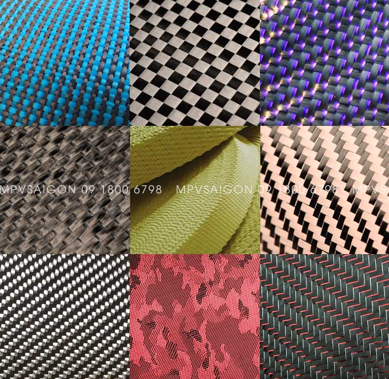 Vải carbon fiber 3K dệt cho nội thất ô tô C10
