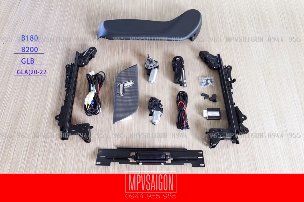 bộ vật tư tiêu chuẩn cho ghế chỉnh điện Mercedes Benz GLB tại MPV SAIGON