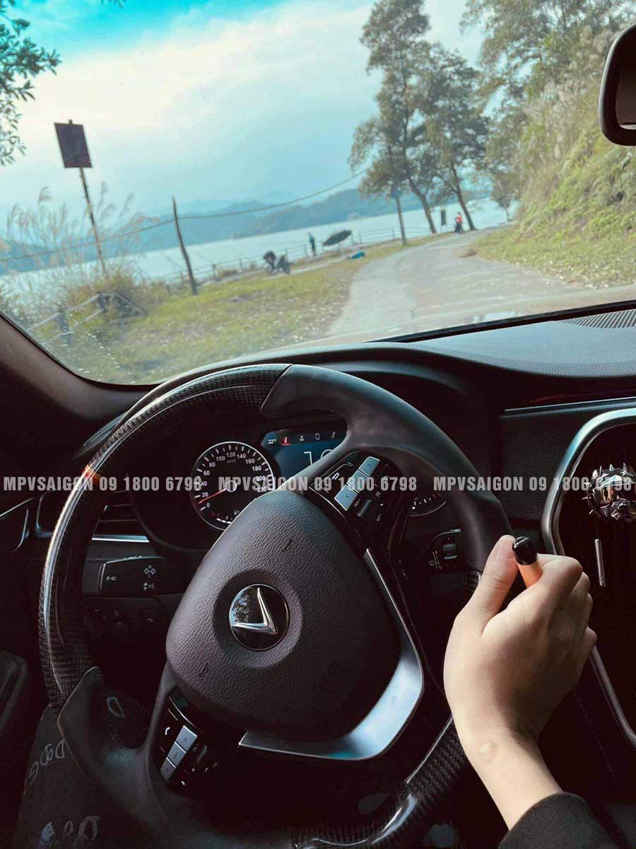 Bọc da vô Lăng và ốp carbon xe VinFast VF3 - MPVSAIGON