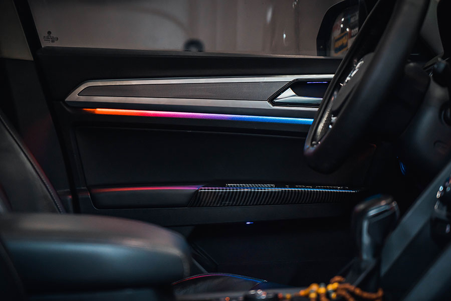 Nâng Cấp LED Viền Nội Thất Volkswagen Teramont