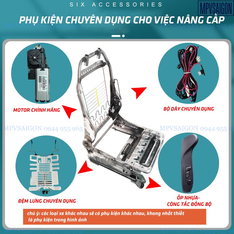 Nâng cấp ghế Limousine nâng cấp ghế chỉnh điện