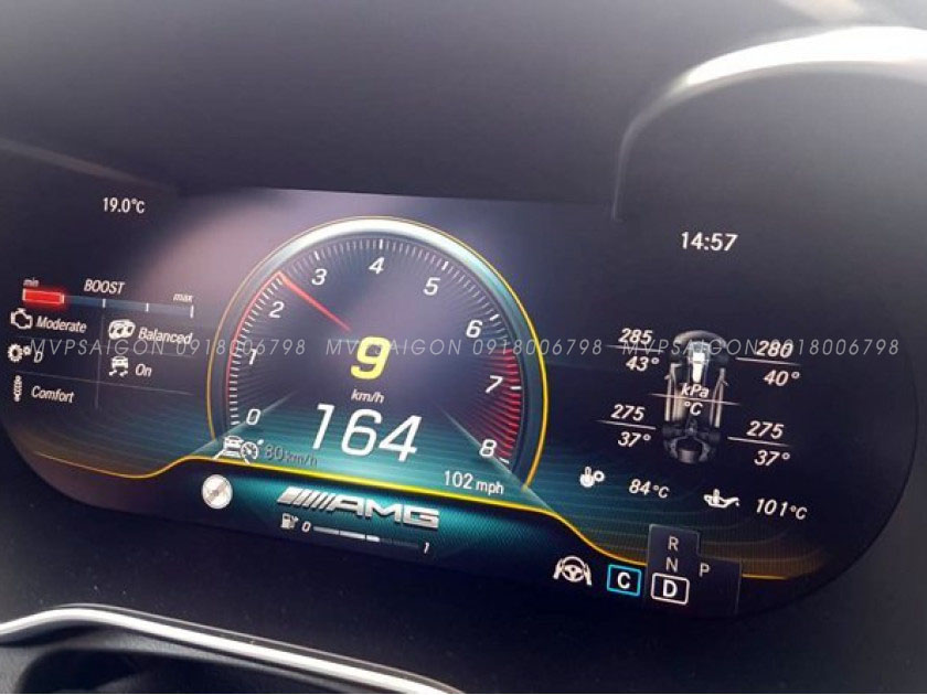 Nâng cấp giao diện AMG 63 cho xe C-Class, GLC-Class Facelift