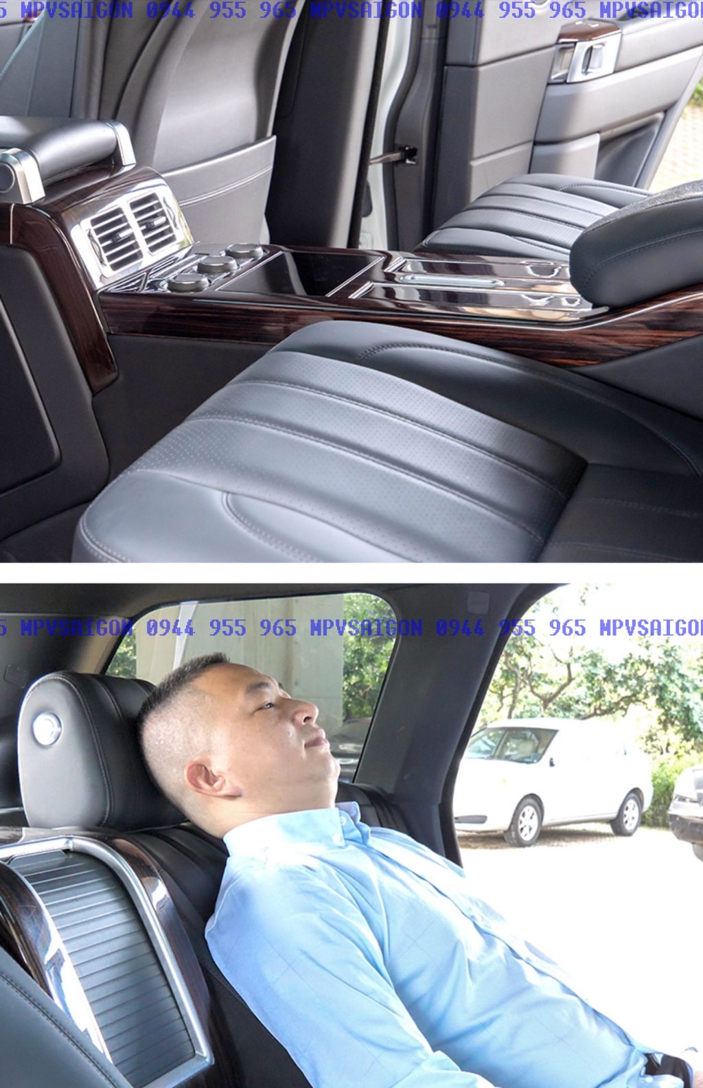 Range Rover nâng cấp bộ nội thất- ghế thương gia Limousine 