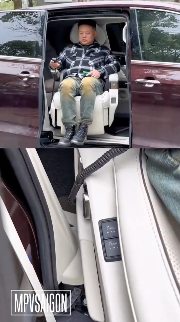 Volkswagen Viloran tự động nâng hạ ghế cho người tàn tật