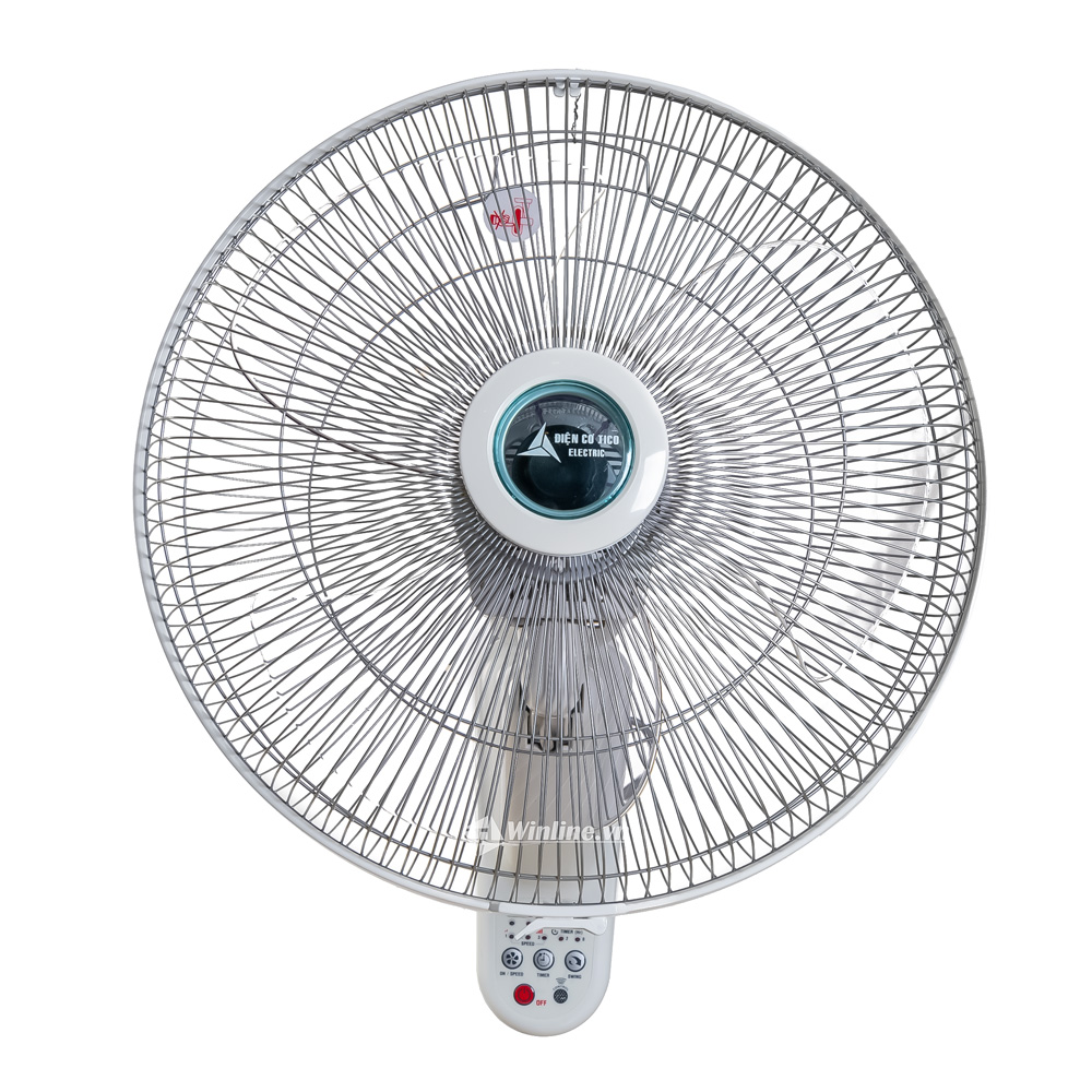 Quạt treo tường Tico MS400 điều khiển từ xa - Màu Kem