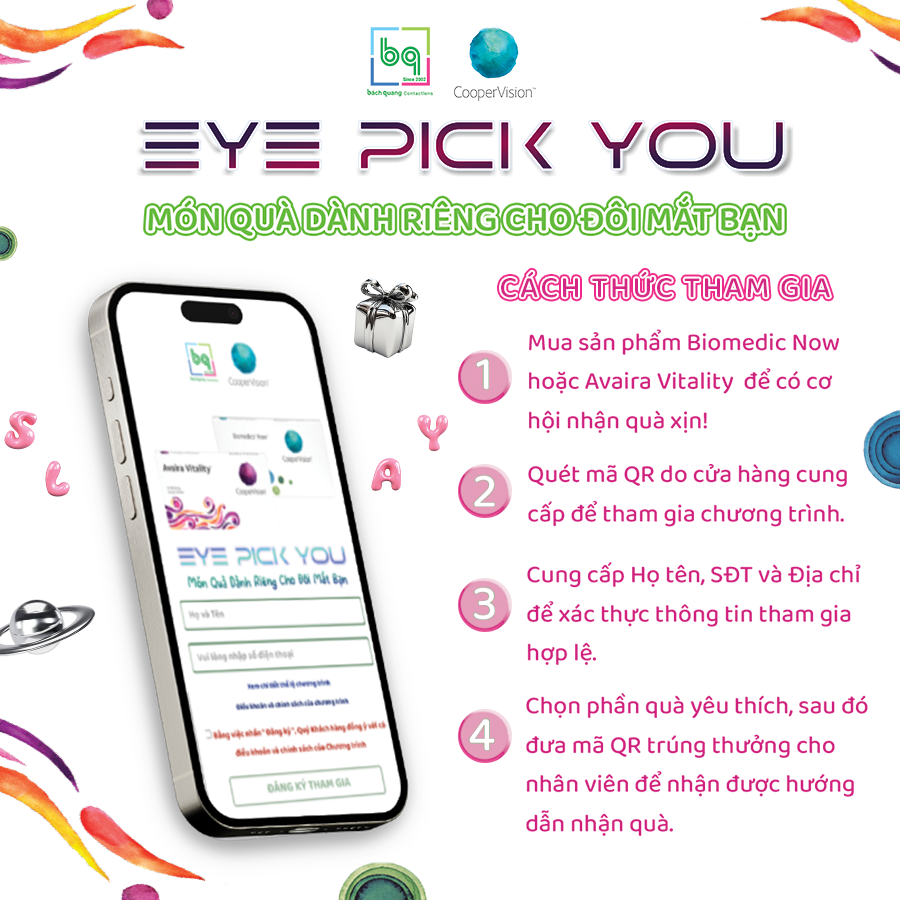 EYE PICK YOU - MÓN QUÀ DÀNH RIÊNG CHO ĐÔI MẮT BẠN