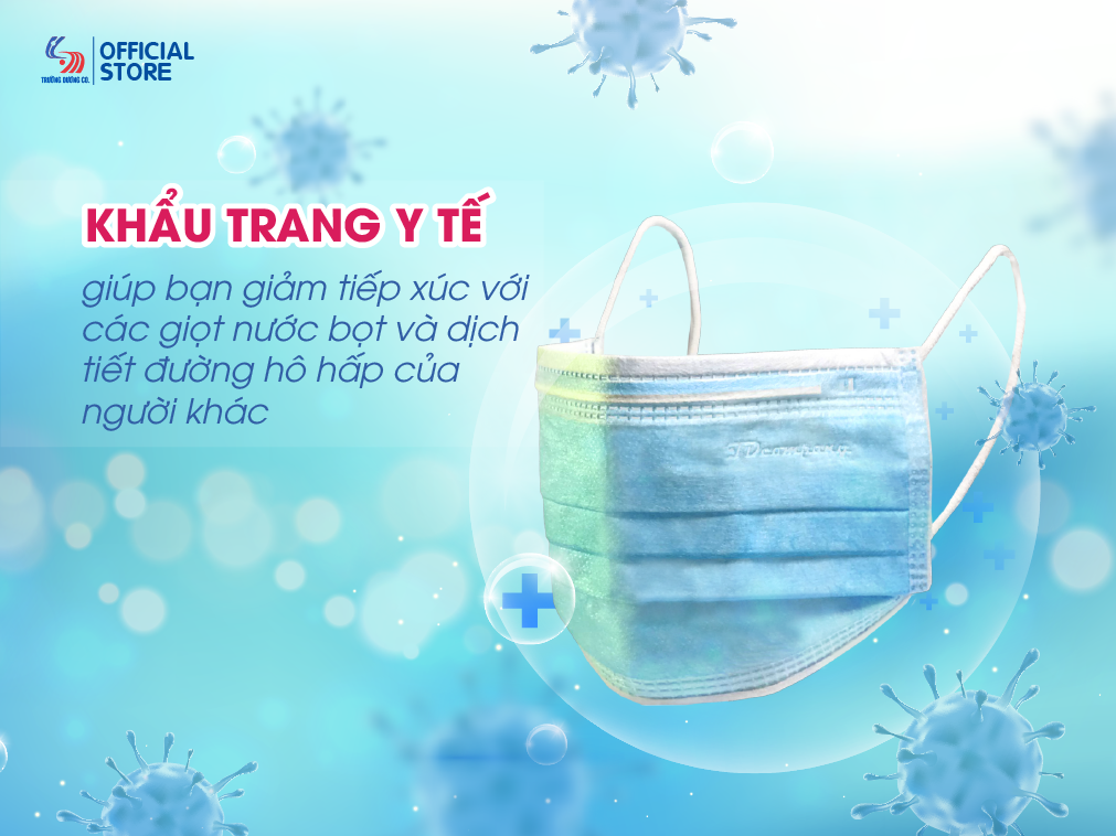 Khẩu trang y tế giúp bảo vệ hệ hô hấp