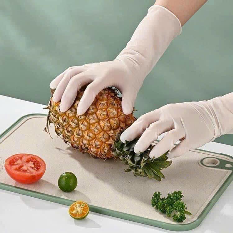 Bịch 30 găng tay cao su làm bếp, rửa bát siêu dai