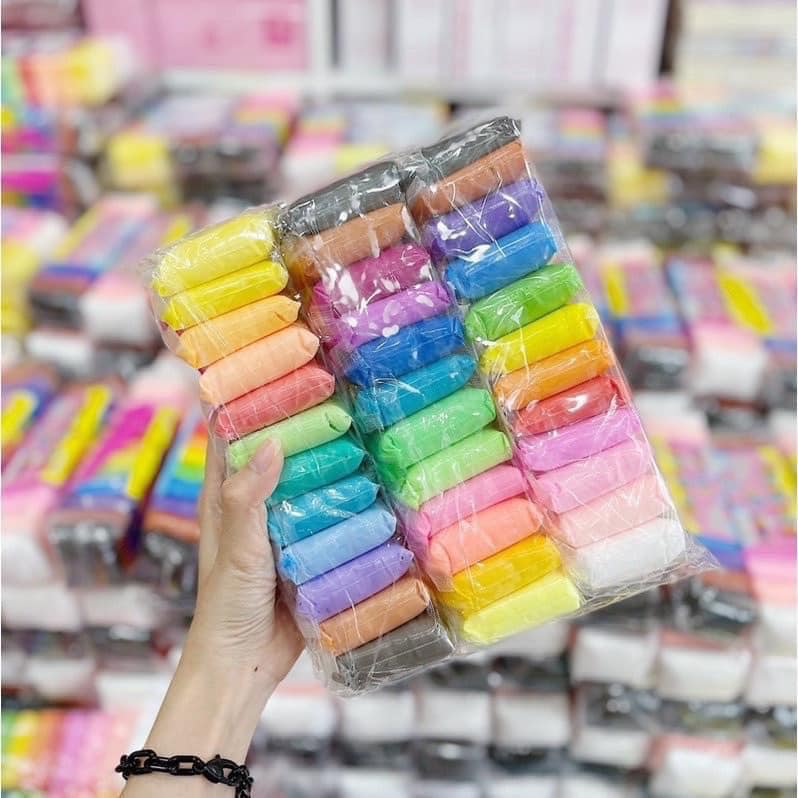 Đất sét tự khô 12 màu thoả sức sáng tạo cho bé