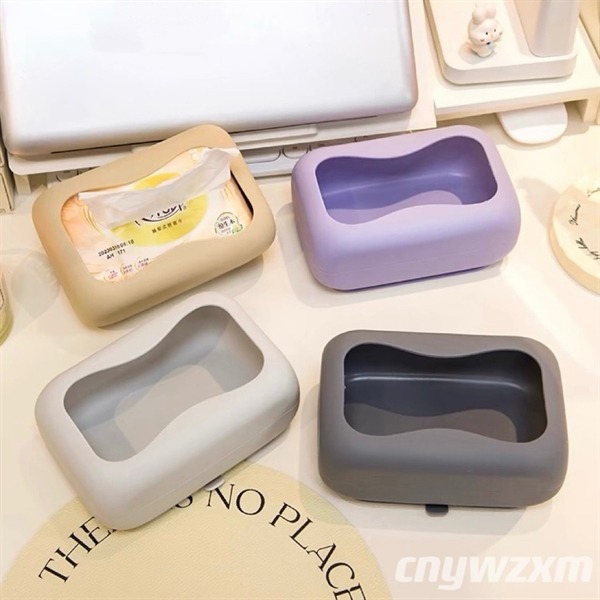 Hộp đựng khăn giấy bằng SILICON hình chữ nhật