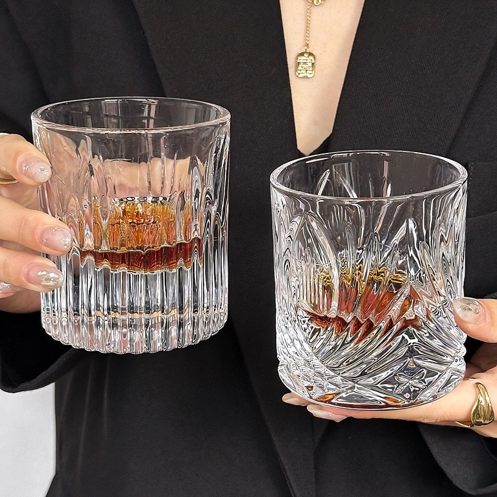 Bộ 6 ly thủy tinh vân 300ml sang trọng DSKB265AD