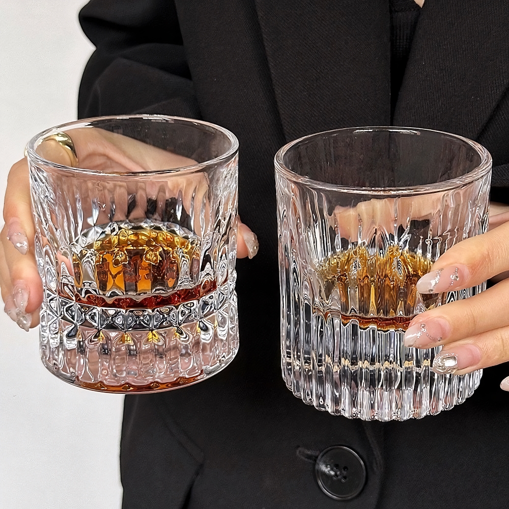 Bộ 6 ly thủy tinh vân 300ml sang trọng DSKB265AD