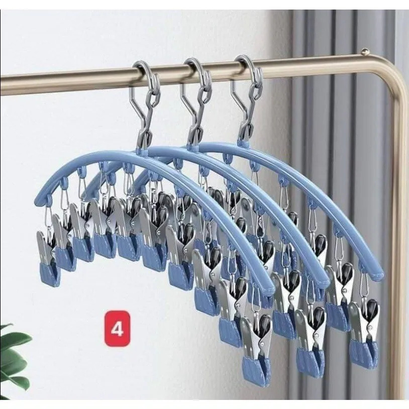 Móc kẹp quần áo tất vớ vòng cung tiện dụng