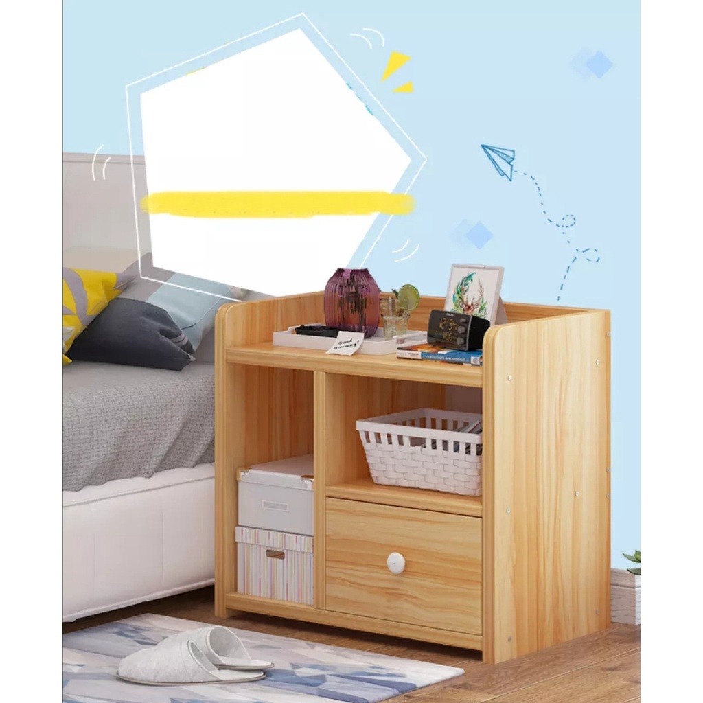 Tủ gỗ đầu giường 1 ngăn