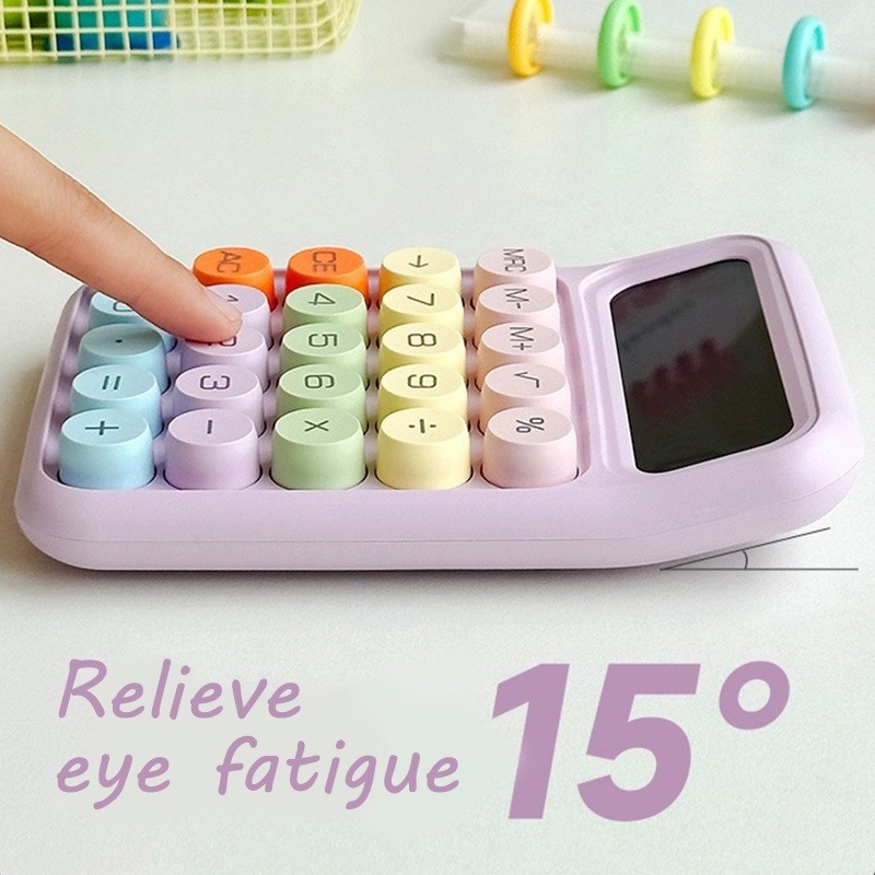 Máy tính để bàn màu kẹo ngọt phong cách Hàn Quốc