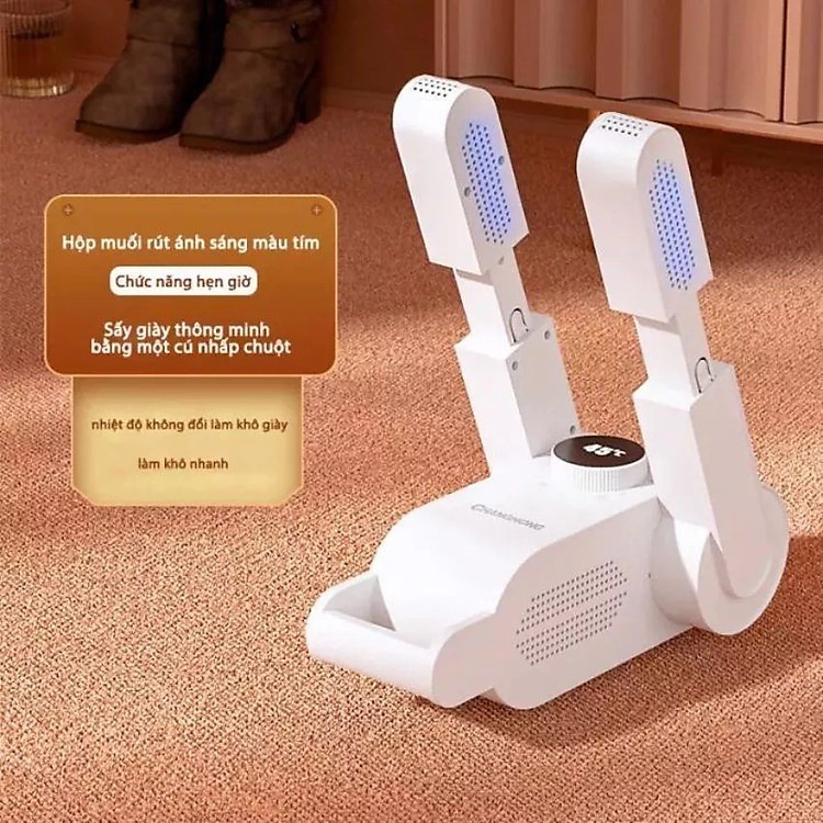 Máy sấy giày khử trùng thông minh bằng tia cực tím