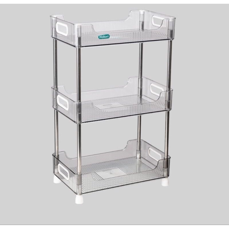 Kệ chữ nhật trong suốt 3 tầng Hokori