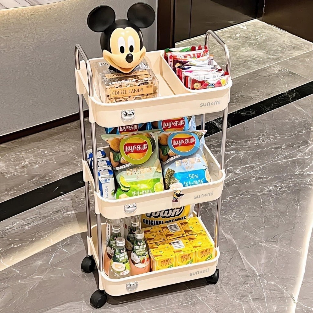 Kệ đựng đồ đa năng 3 tầng SUNMIX cao cấp