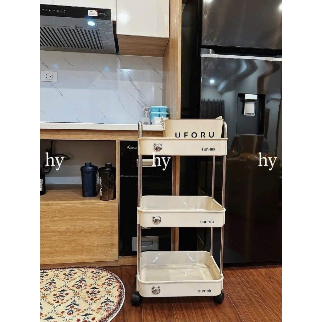 Kệ đựng đồ đa năng 3 tầng SUNMIX cao cấp