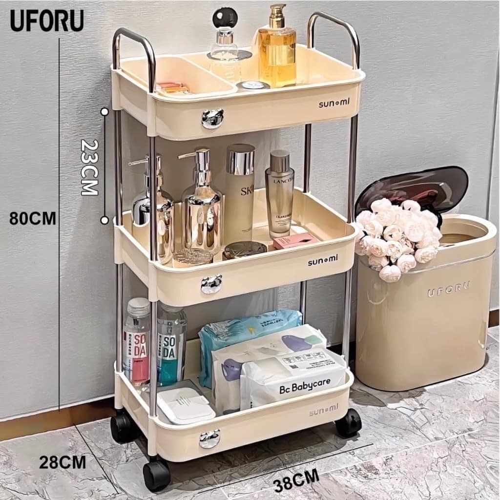 Kệ đựng đồ đa năng 3 tầng SUNMIX cao cấp