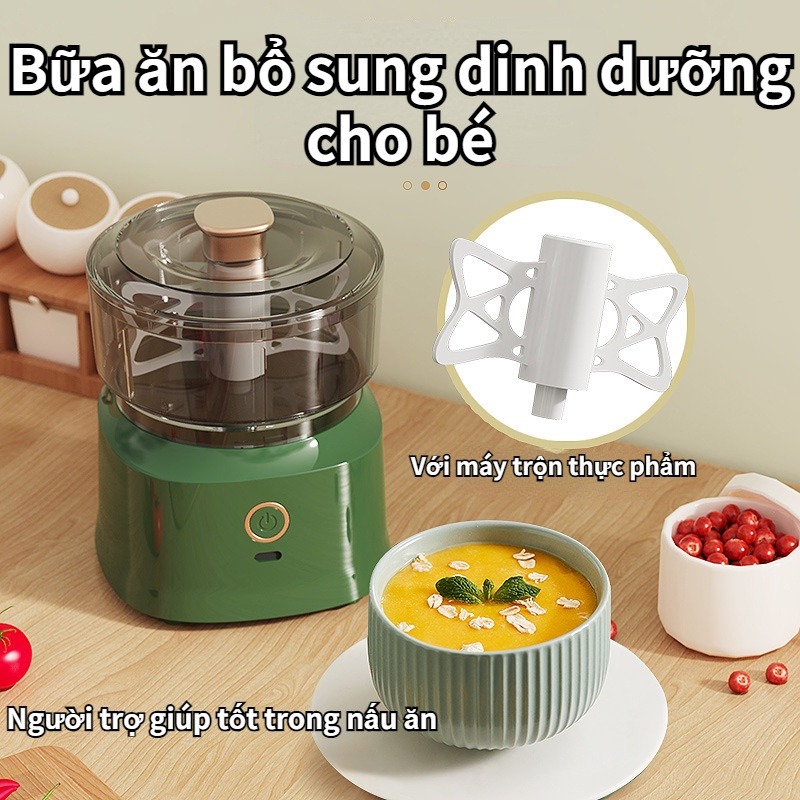 Máy xay thịt, tỏi, ớt mini màu xanh 350ml