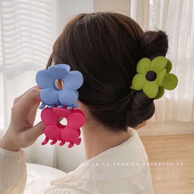 Set 6 kẹp tóc hoa mai siêu xinh