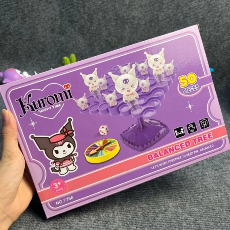Đồ chơi xếp hình cây cân bằng hình Kuromi XB-001
