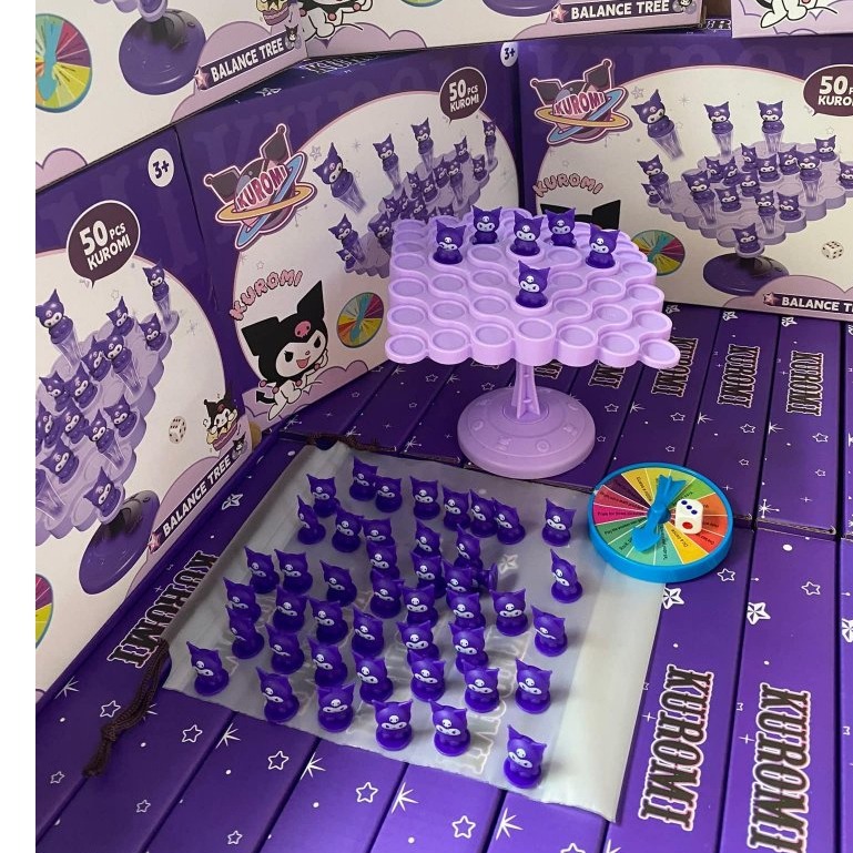 Đồ chơi xếp hình cây cân bằng hình Kuromi XB-001