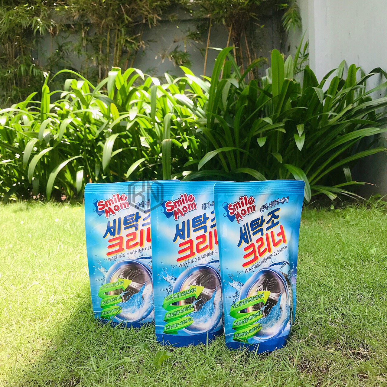 Bột tẩy lồng vệ sinh máy giặt Smile Mom Hàn Quốc 450gr