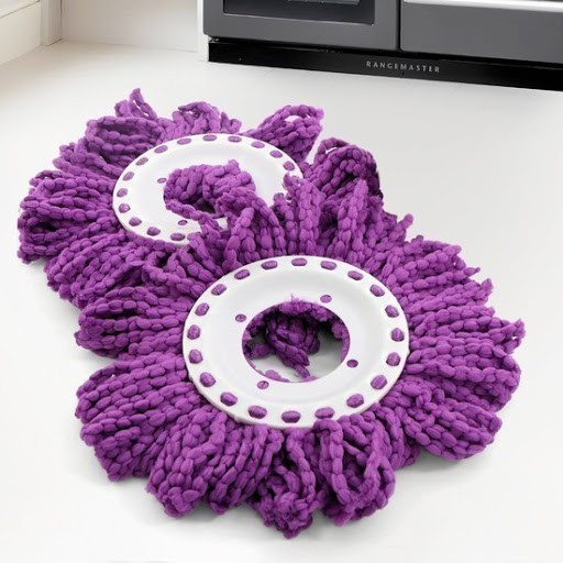 Set 10 cái bông lau tím thay thế cho cây lau nhà 360 độ