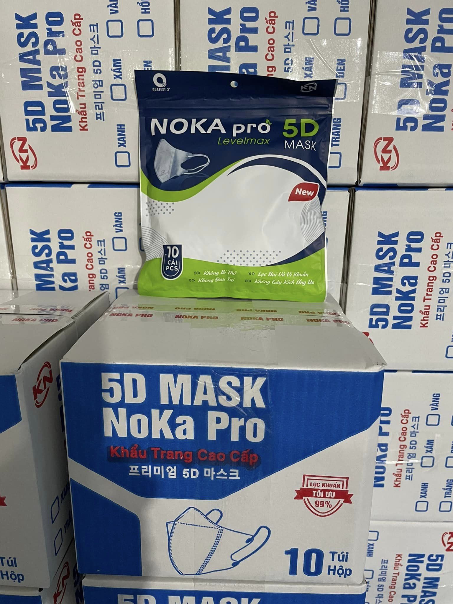 Khẩu trang 5d mask Noka Pro thùng 100c