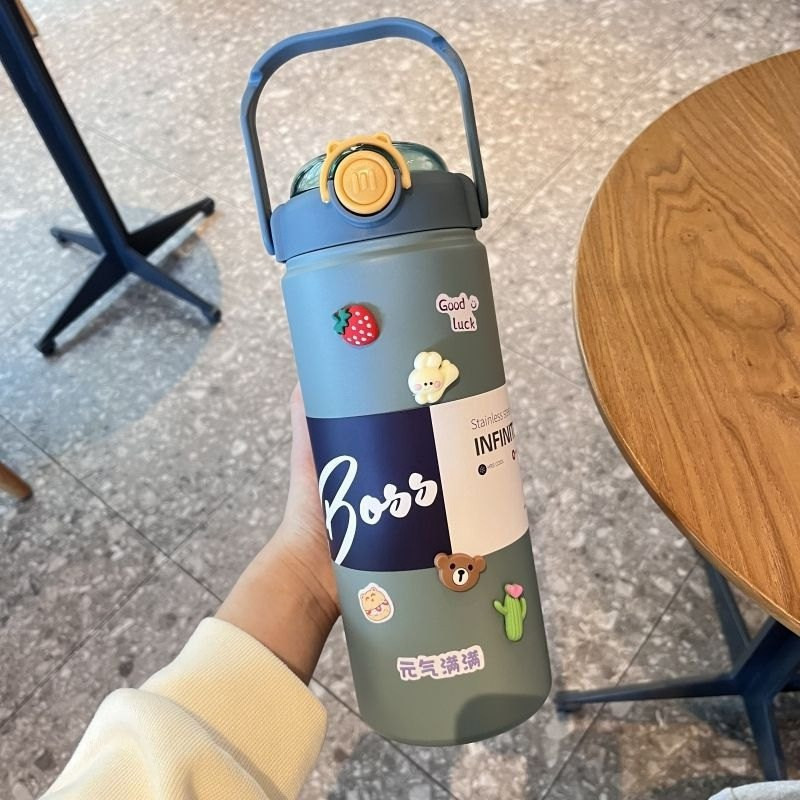 Bình giữ nhiệt Boss inox 304 cao cấp kèm sticker 1200ml