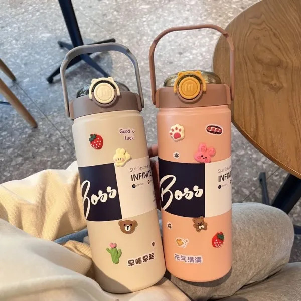 Bình giữ nhiệt Boss inox 304 cao cấp kèm sticker 1200ml