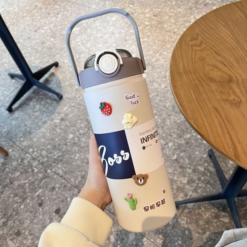 Bình giữ nhiệt Boss inox 304 cao cấp kèm sticker 1200ml