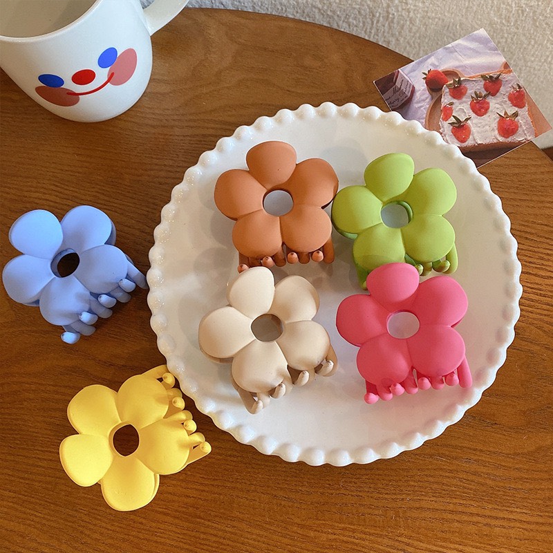 Set 6 kẹp tóc hoa mai siêu xinh