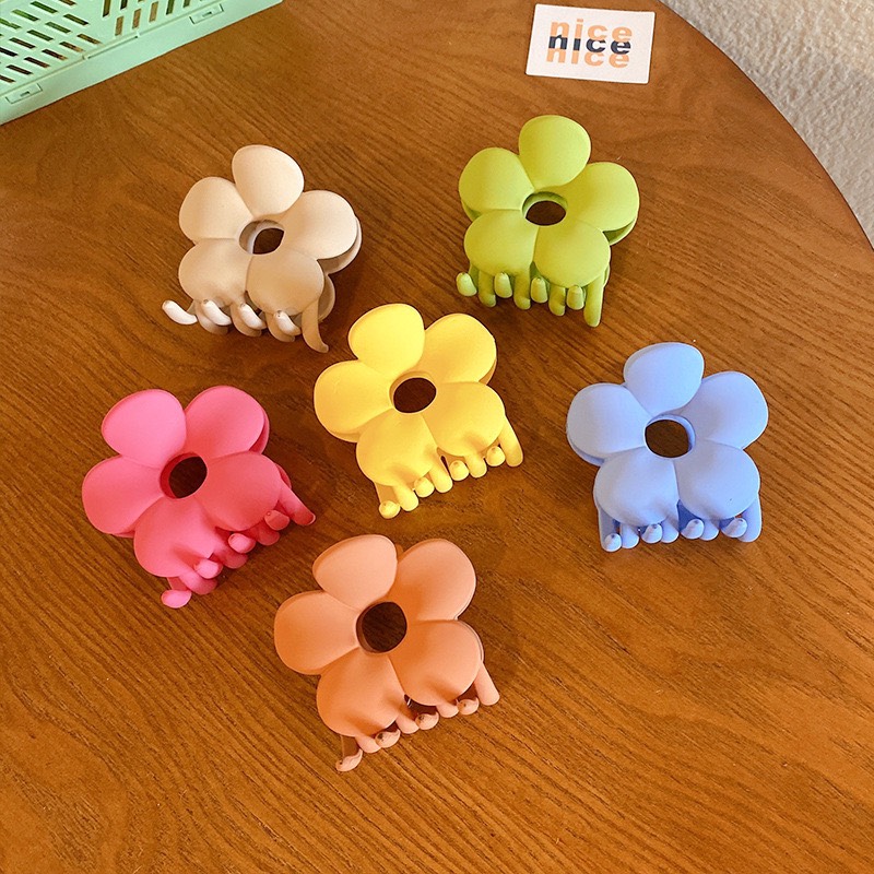 Set 6 kẹp tóc hoa mai siêu xinh