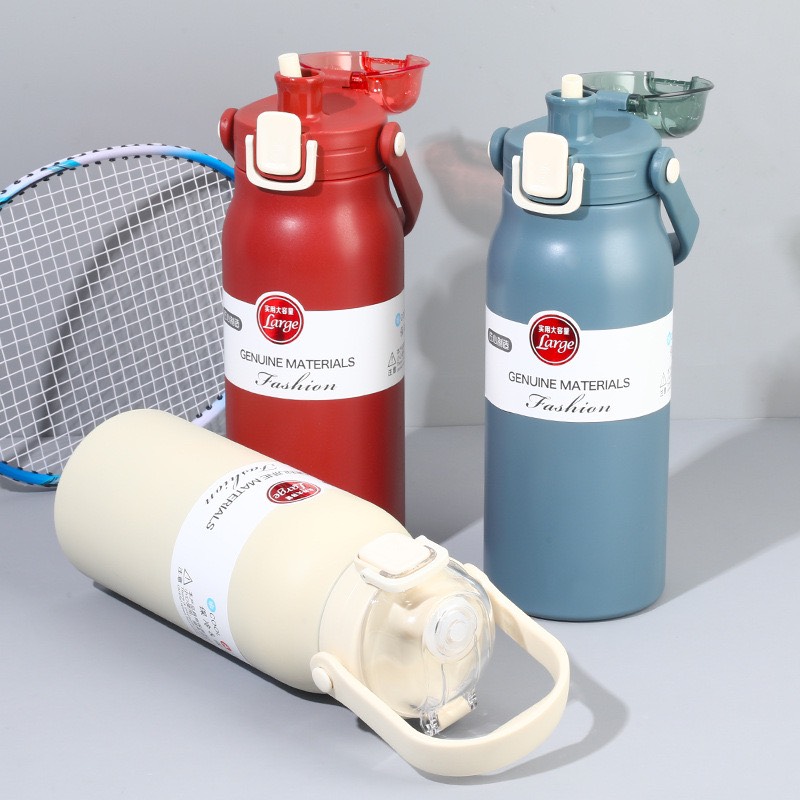 Bình giữ nhiệt inox dáng bầu TRƠN 1300ml