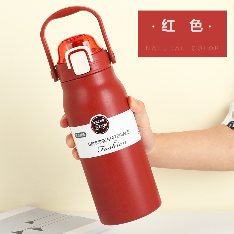 Bình giữ nhiệt inox dáng bầu TRƠN 1300ml