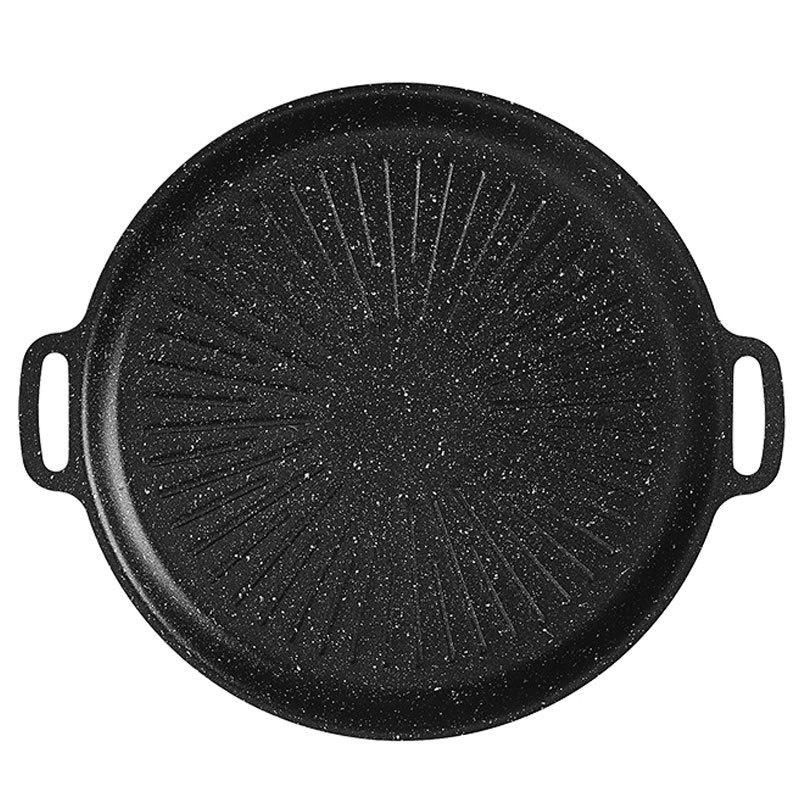 Chảo gang tròn đa năng size 34cm LOẠI DÀY