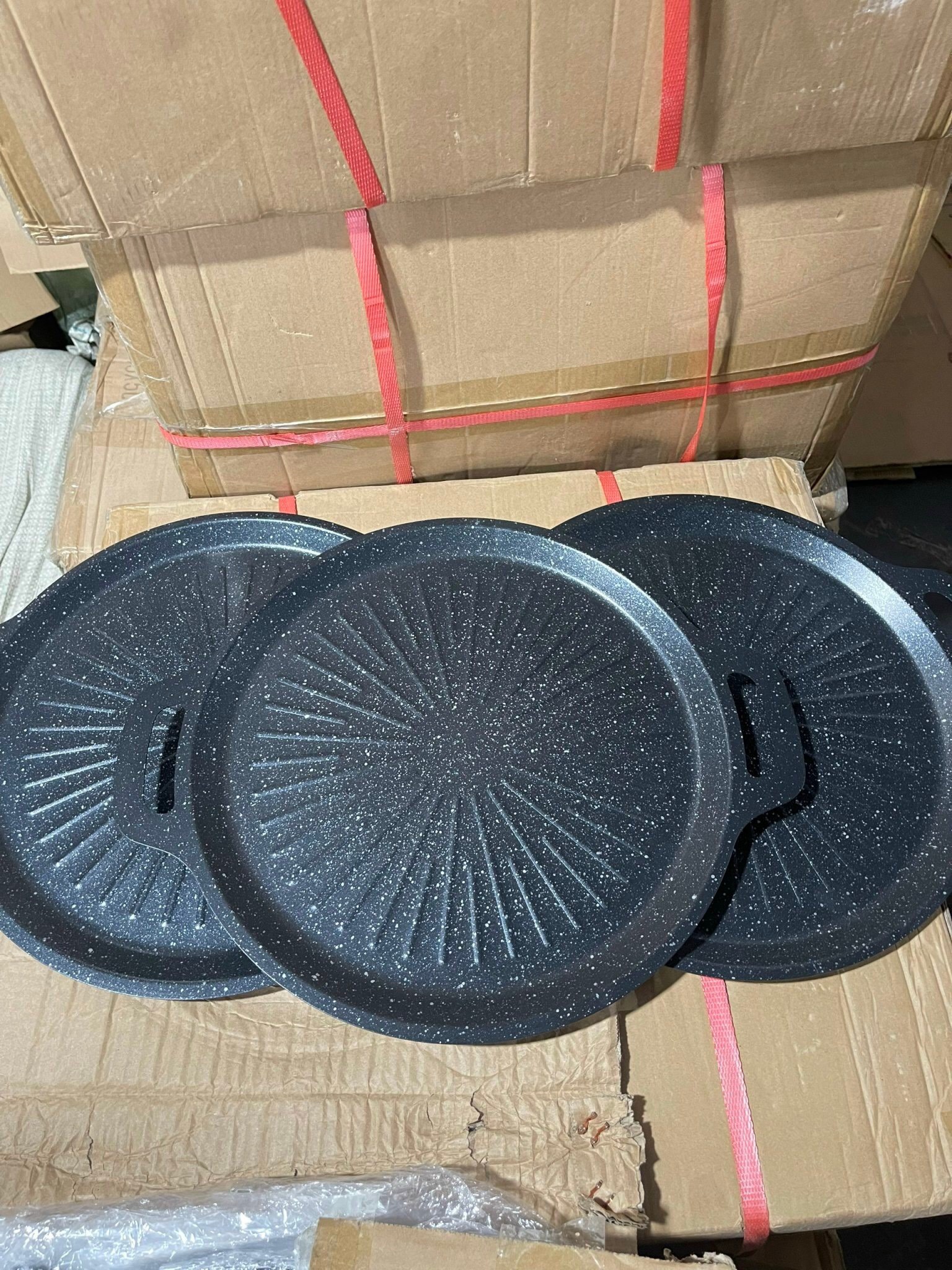 Chảo gang tròn đa năng size 34cm LOẠI DÀY