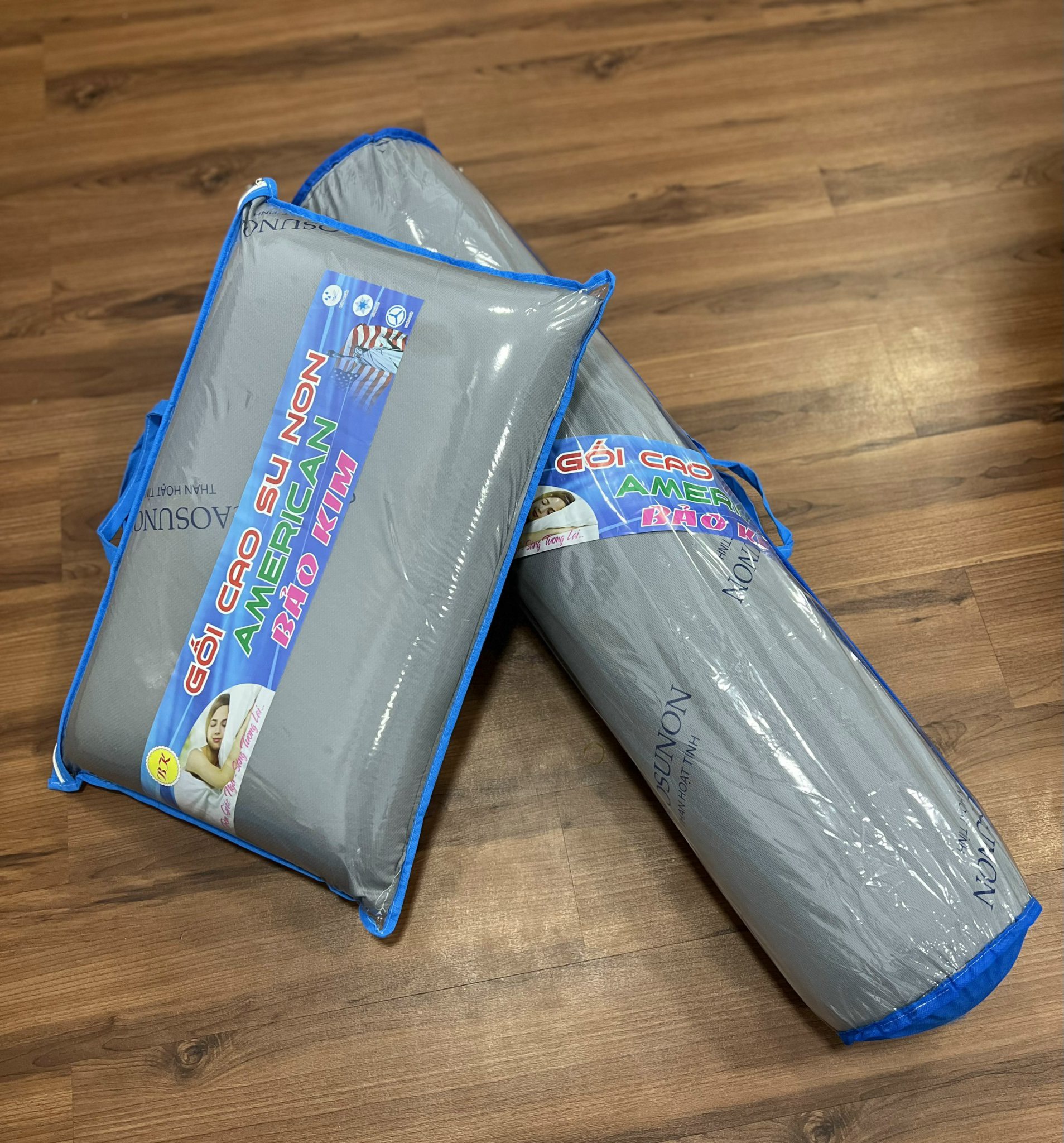 Gối nằm cao su non than hoạt tính Bảo Kim