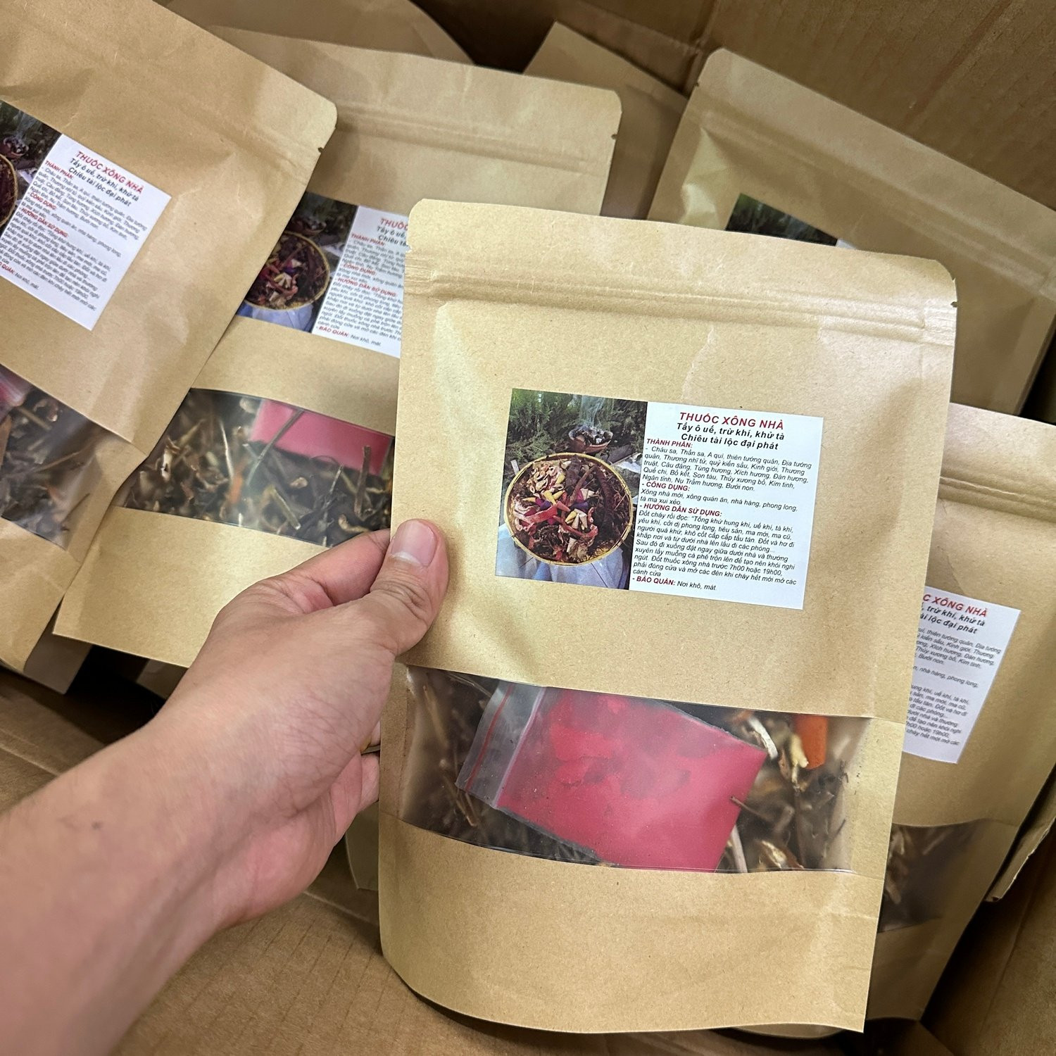 Gói xông nhà tẩy uế giúp chiêu tài lộc đại phát