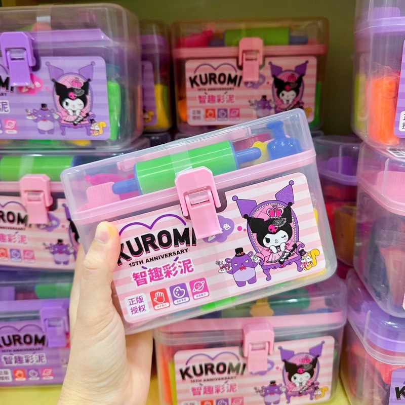 Hộp đất nặn KUROMI 20 màu cho bé