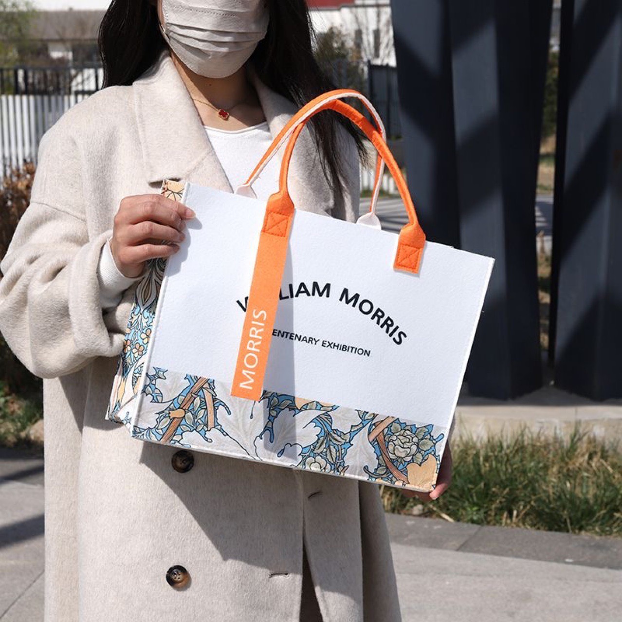 Túi cải canvas WILLIAM WORRIS khổ A4 tiện dụng