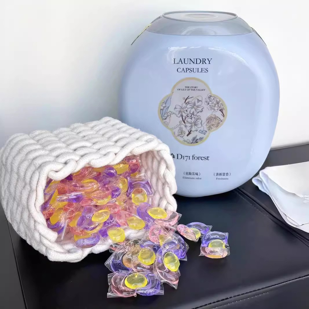 Hộp viên giặt nước hoa 3in1 Laundry Capsules cao cấp